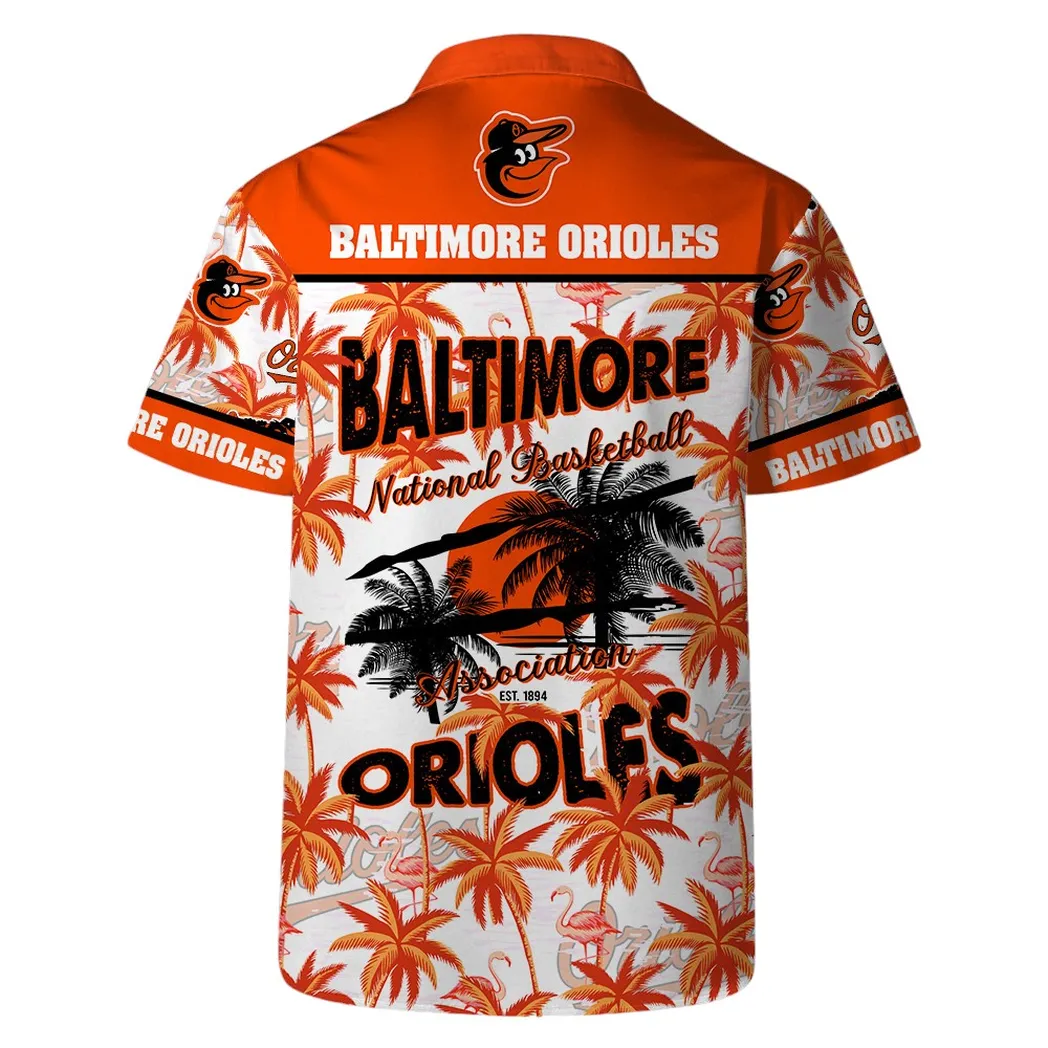 Baltimore Orioles Tropical Palms Hawaiian Shirt – TeeAloha Baltimore Orioles Tropical Palms Hawaiian Shirt – TeeAloha