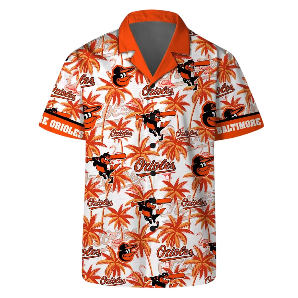 Baltimore Orioles Tropical Palms Hawaiian Shirt – TeeAloha Baltimore Orioles Tropical Palms Hawaiian Shirt – TeeAloha