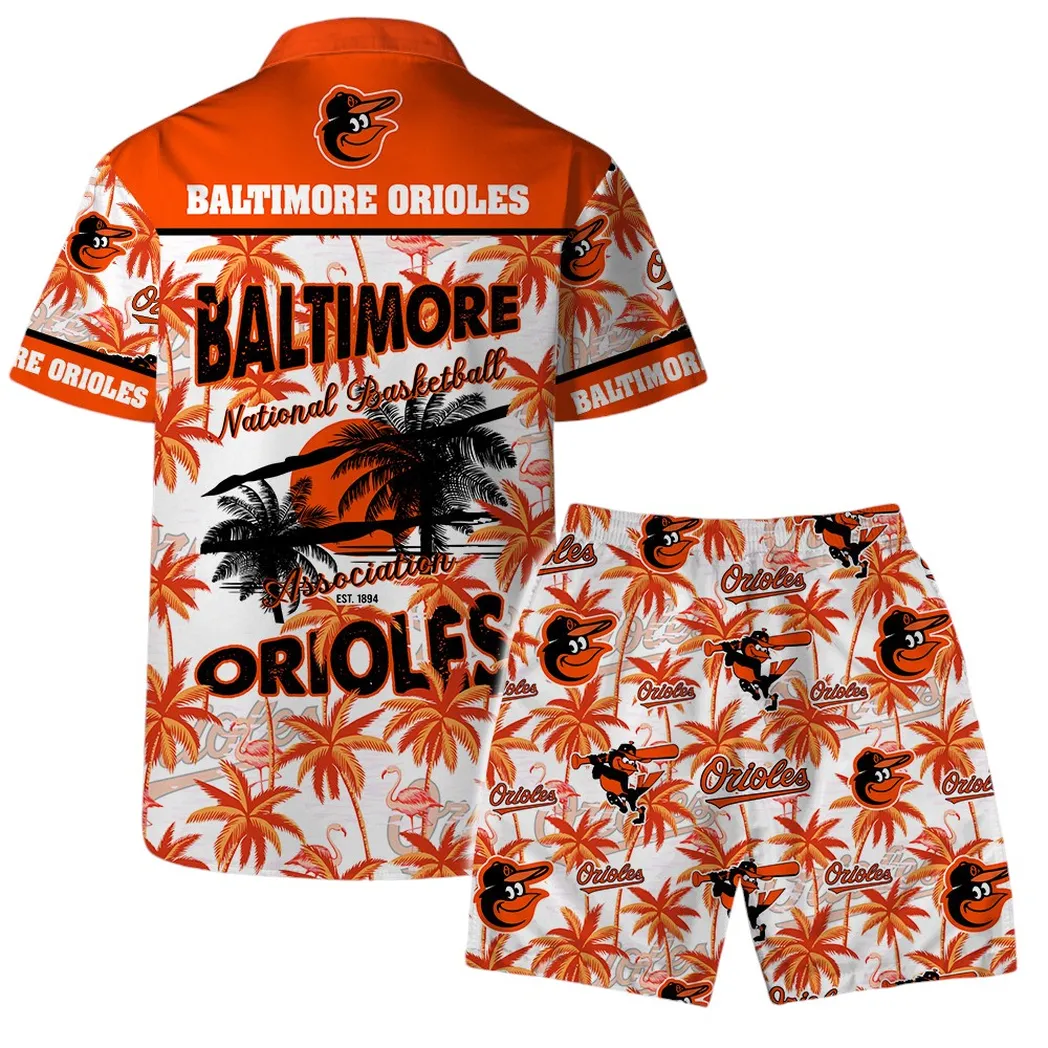 Baltimore Orioles Tropical Palms Hawaiian Shirt – TeeAloha Baltimore Orioles Tropical Palms Hawaiian Shirt – TeeAloha