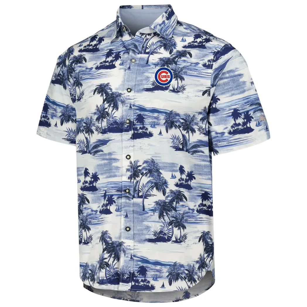 Chicago Cubs Blue Tropics Paradise Hawaiian Shirt – TeeAloha Chicago Cubs Blue Tropics Paradise Hawaiian Shirt – TeeAloha
