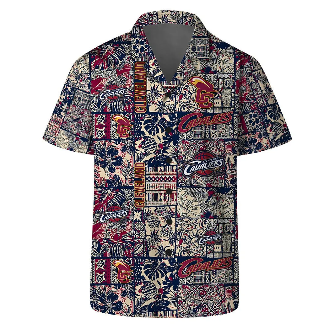 Cleveland Cavaliers Floral & Nature Patchwork Hawaiian Shirt – TeeAloha Cleveland Cavaliers Floral & Nature Patchwork Hawaiian Shirt – TeeAloha