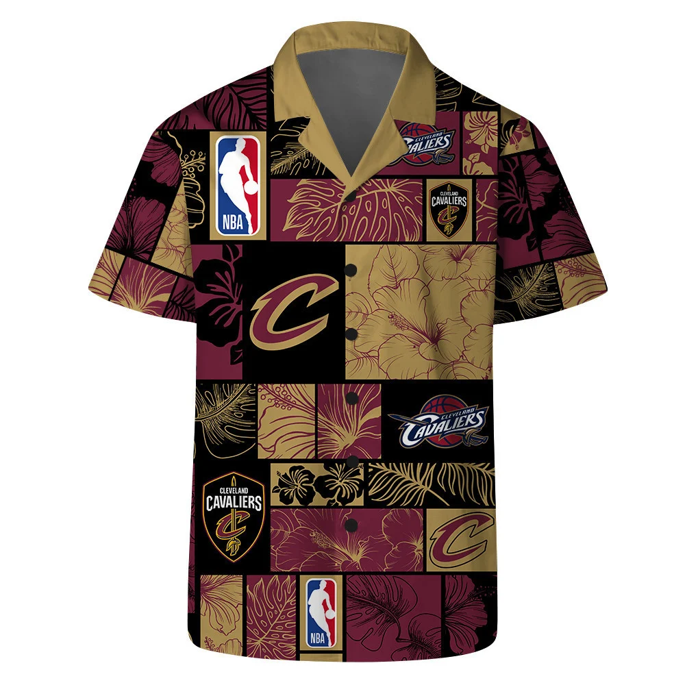 Cleveland Cavaliers NBA All-Star Floral Hawaiian Shirt – TeeAloha Cleveland Cavaliers NBA All-Star Floral Hawaiian Shirt – TeeAloha