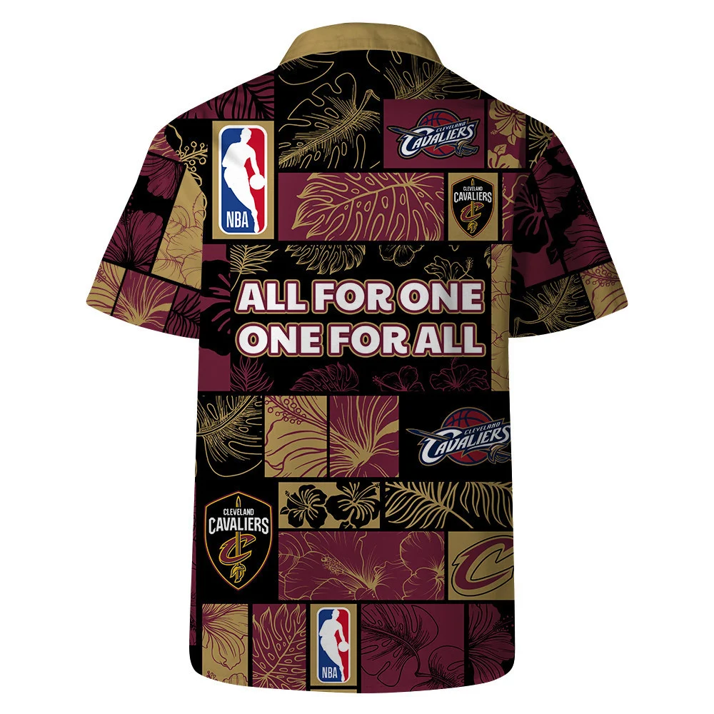 Cleveland Cavaliers NBA All-Star Floral Hawaiian Shirt – TeeAloha Cleveland Cavaliers NBA All-Star Floral Hawaiian Shirt – TeeAloha