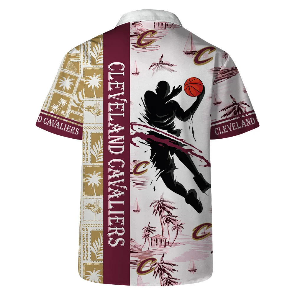 Cleveland Cavaliers Slam Dunk Island Hawaiian Shirt – TeeAloha Cleveland Cavaliers Slam Dunk Island Hawaiian Shirt – TeeAloha
