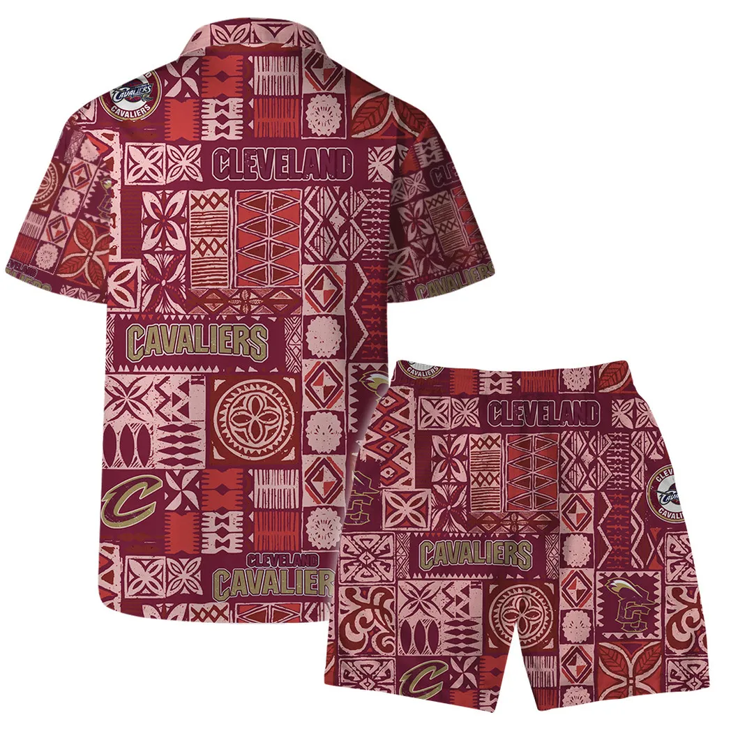 Cleveland Cavaliers Tribal Blocks Hawaiian Shirt – TeeAloha Cleveland Cavaliers Tribal Blocks Hawaiian Shirt – TeeAloha