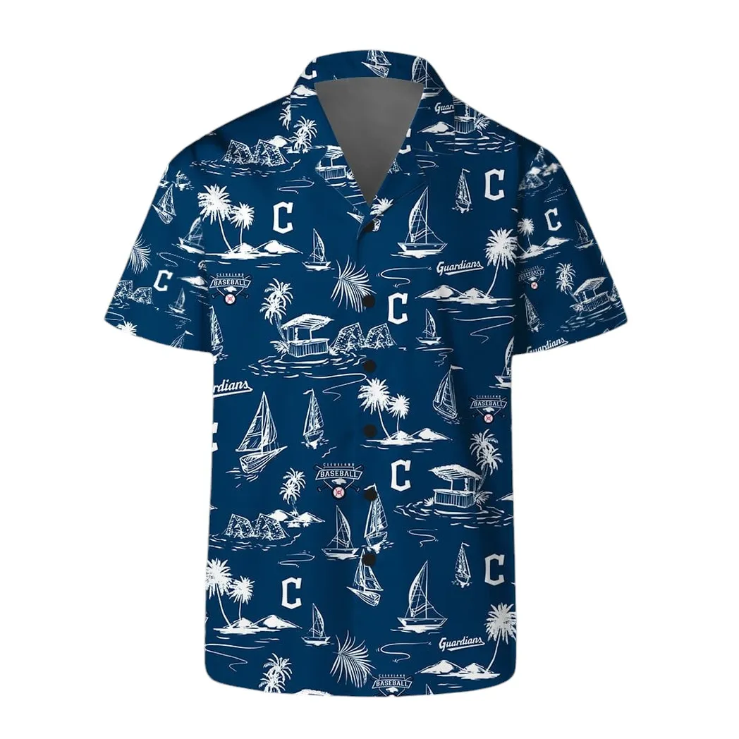 Cleveland Guardians Nautical Adventure Hawaiian Shirt – TeeAloha Cleveland Guardians Nautical Adventure Hawaiian Shirt – TeeAloha