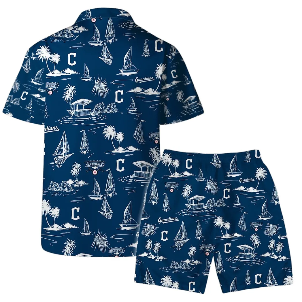 Cleveland Guardians Nautical Adventure Hawaiian Shirt – TeeAloha Cleveland Guardians Nautical Adventure Hawaiian Shirt – TeeAloha