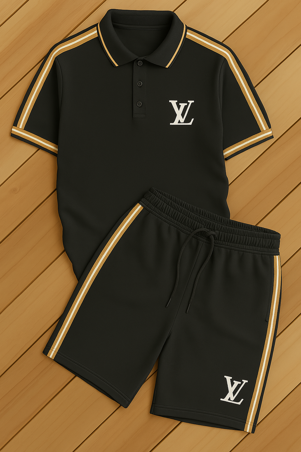 COMBO LUXURY POLO + SHORT-2025 LX-PT107011 COMBO LUXURY POLO + SHORT-2025 LX-PT107011