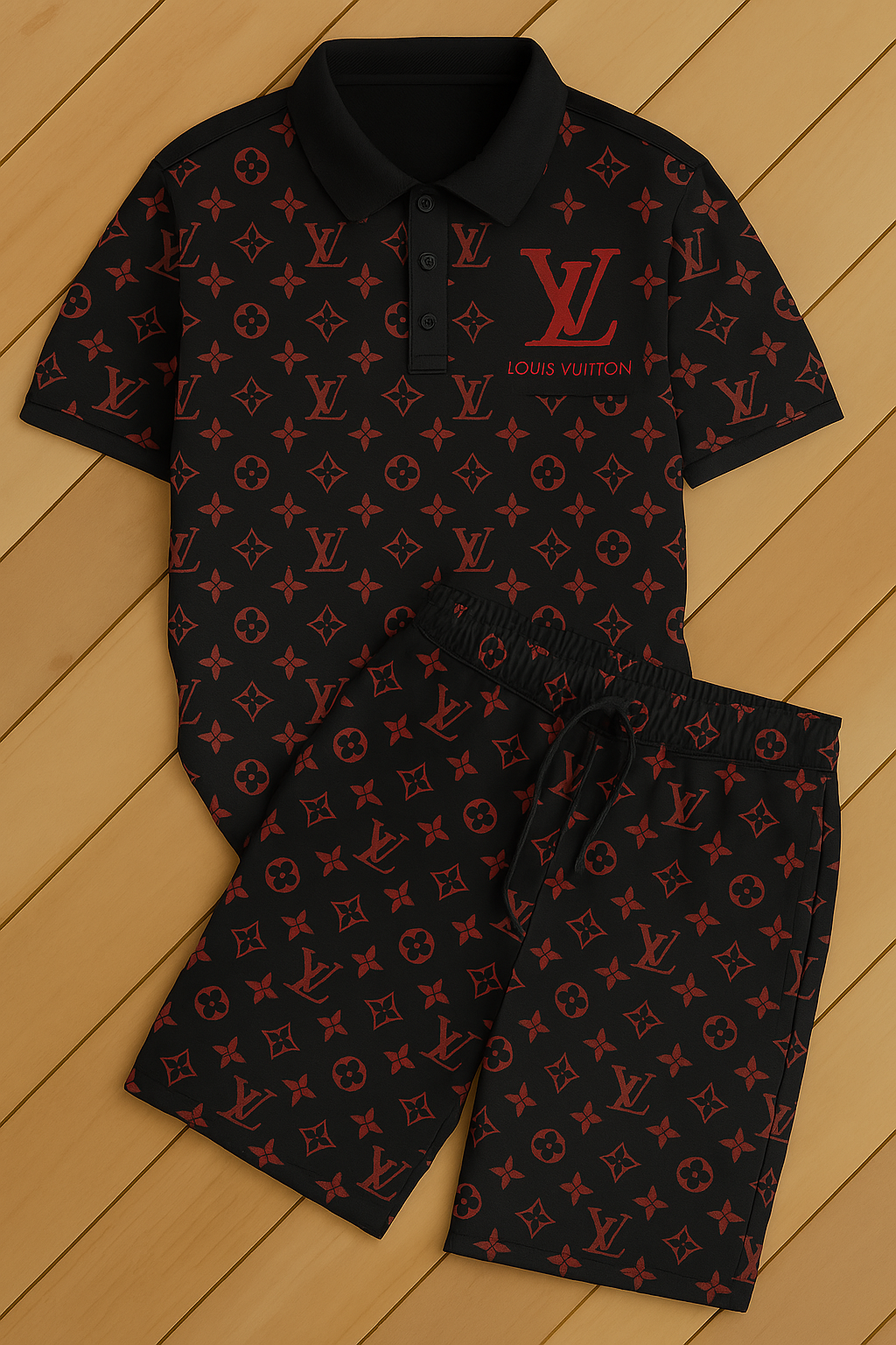 COMBO LUXURY POLO + SHORT-2025 LX-PT1070146 COMBO LUXURY POLO + SHORT-2025 LX-PT1070146