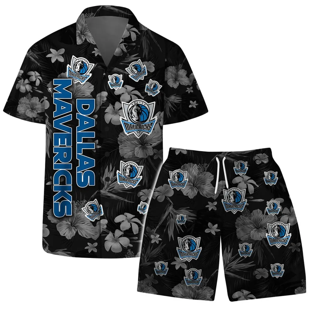 Dallas Mavericks Floral Blackout Hawaiian Shirt – TeeAloha Dallas Mavericks Floral Blackout Hawaiian Shirt – TeeAloha
