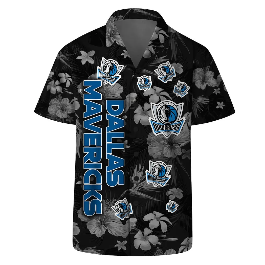 Dallas Mavericks Floral Blackout Hawaiian Shirt – TeeAloha Dallas Mavericks Floral Blackout Hawaiian Shirt – TeeAloha