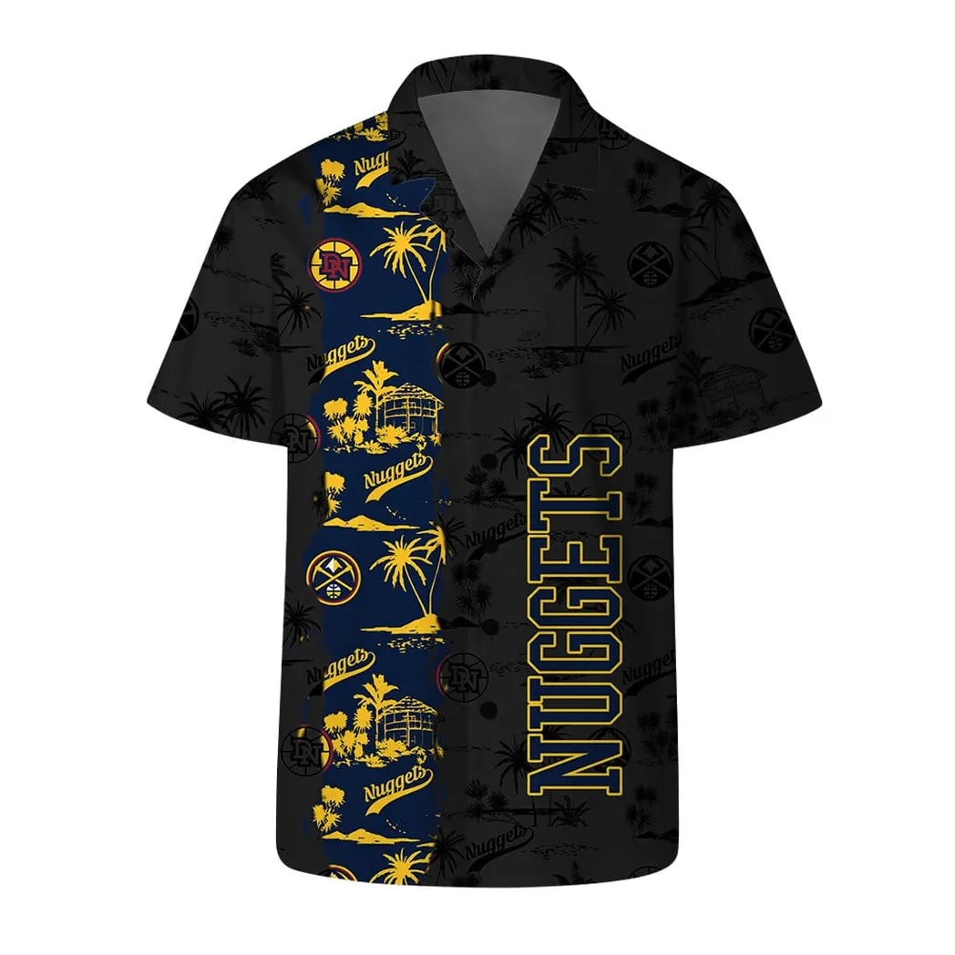 Denver Nuggets Retro Sunset Palm Hawaiian Shirt – TeeAloha Denver Nuggets Retro Sunset Palm Hawaiian Shirt – TeeAloha