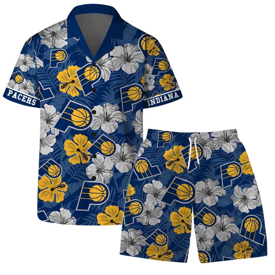 Indiana Pacers Hibiscus Bloom Hawaiian Shirt – TeeAloha Indiana Pacers Hibiscus Bloom Hawaiian Shirt – TeeAloha