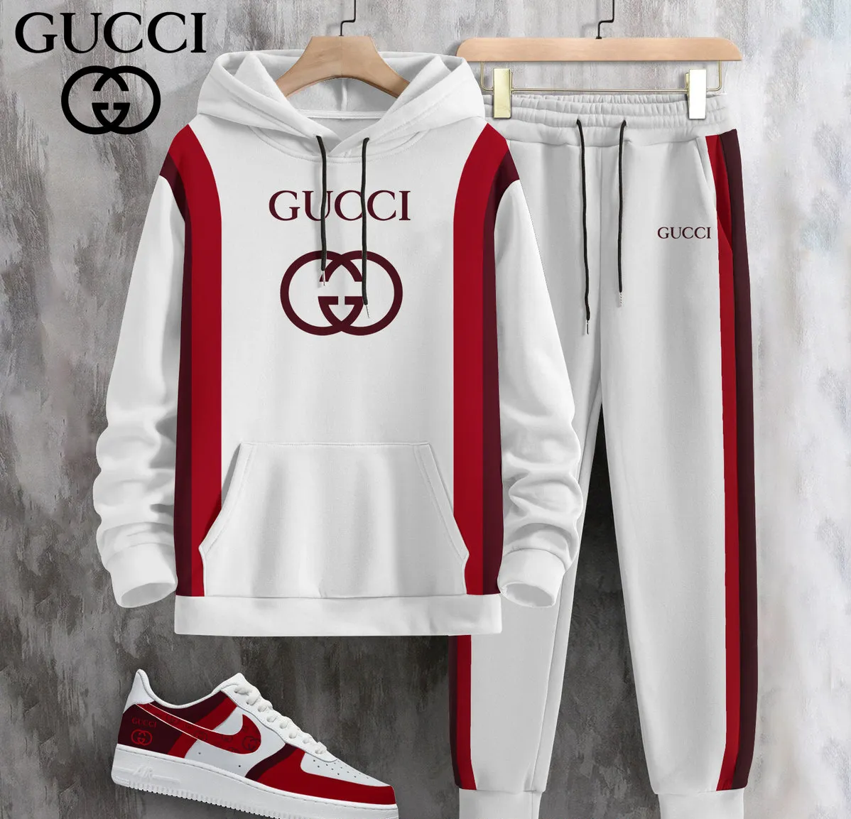 Luxury Limited Edition Set Hoodie & Pants Match AF1 Sneaker LUX-AF+CK+F40-000SVIGMXEE Luxury Limited Edition Set Hoodie & Pants Match AF1 Sneaker LUX-AF+CK+F40-000SVIGMXEE