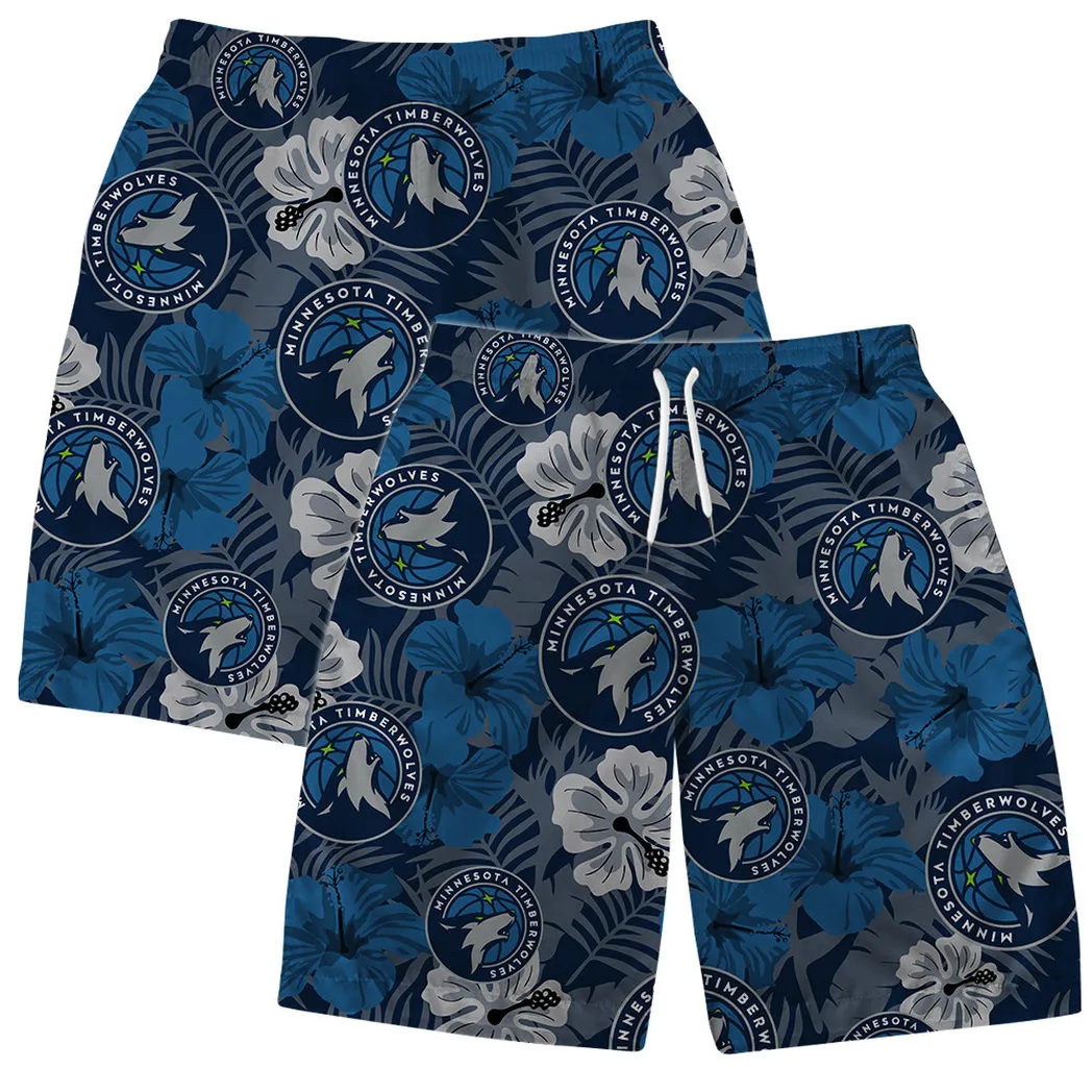 Minnesota Timberwolves Floral Wave Hawaiian Shirt – TeeAloha Minnesota Timberwolves Floral Wave Hawaiian Shirt – TeeAloha