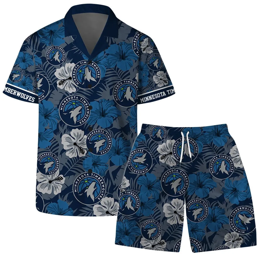 Minnesota Timberwolves Floral Wave Hawaiian Shirt – TeeAloha Minnesota Timberwolves Floral Wave Hawaiian Shirt – TeeAloha