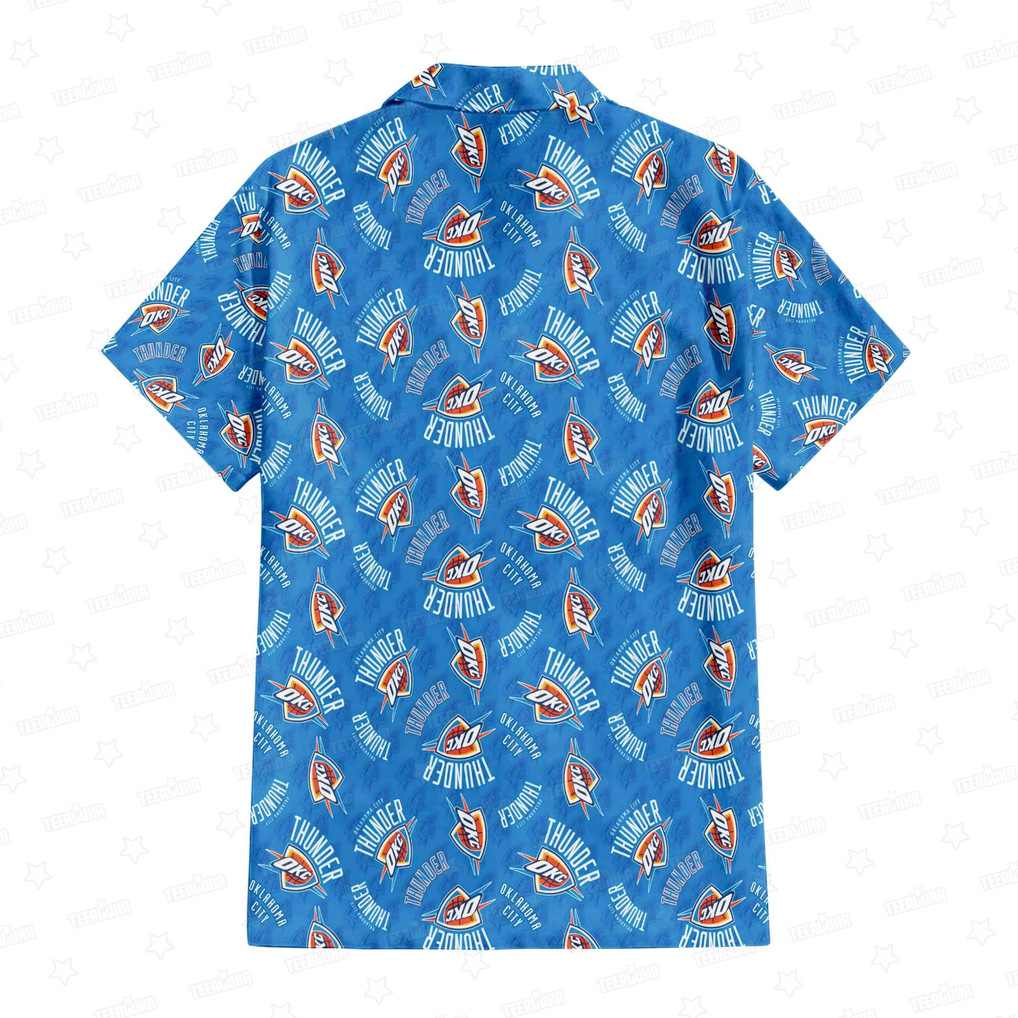 Oklahoma City Thunder Lightning Storm Hawaiian Shirt – TeeAloha Oklahoma City Thunder Lightning Storm Hawaiian Shirt – TeeAloha