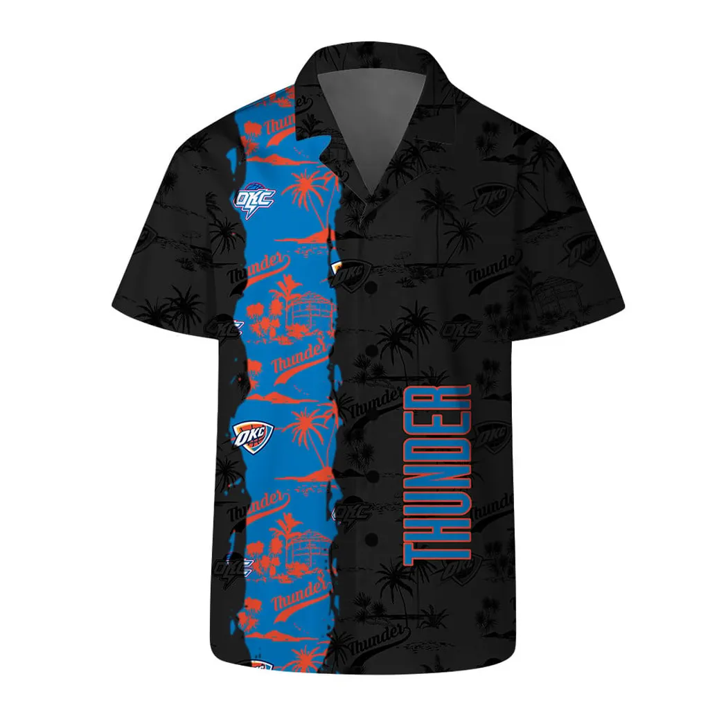 Oklahoma Thunder Retro Basketball Hawaiian Shirt – TeeAloha Oklahoma Thunder Retro Basketball Hawaiian Shirt – TeeAloha