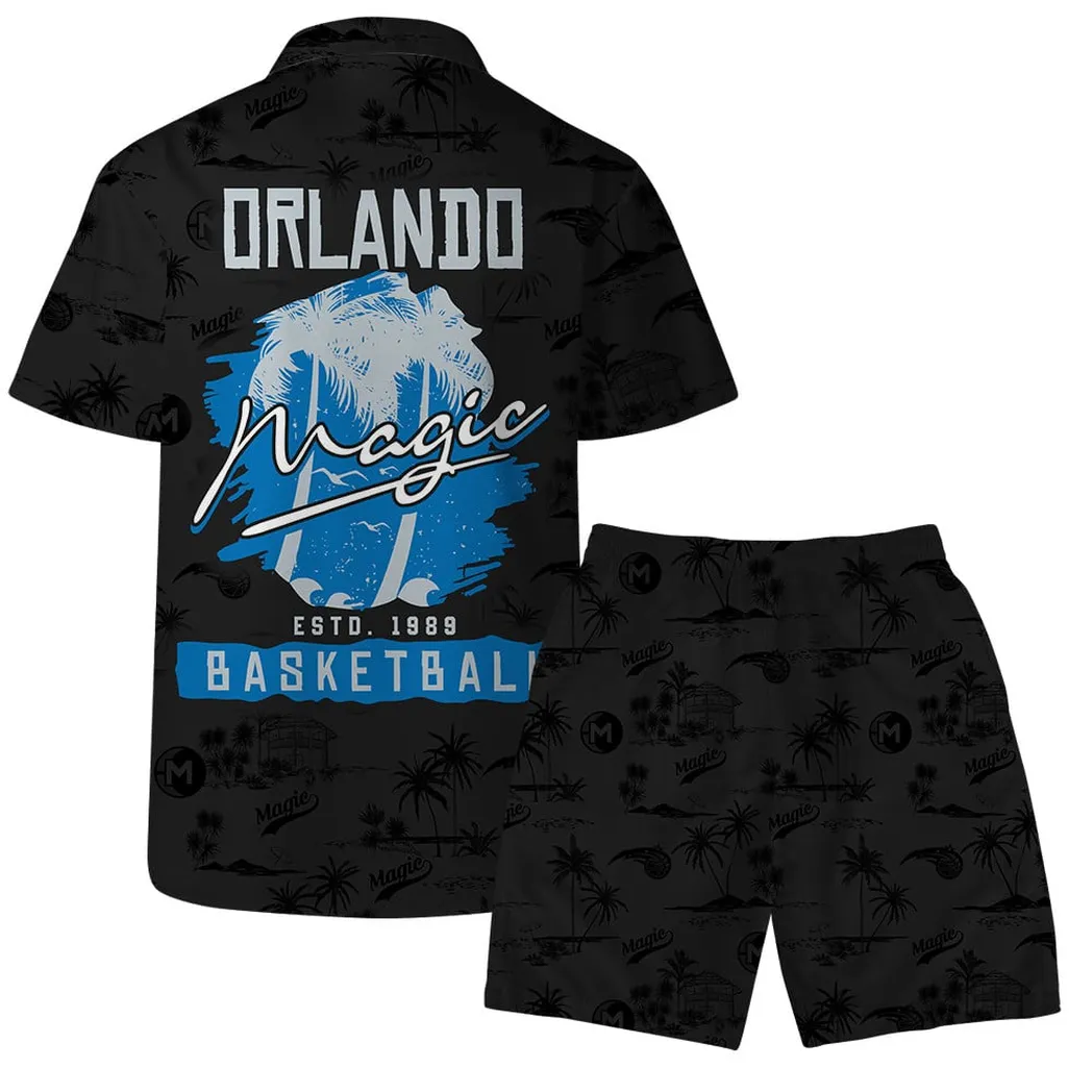 Orlando Magic Midnight Palms Hawaiian Shirt – TeeAloha Orlando Magic Midnight Palms Hawaiian Shirt – TeeAloha