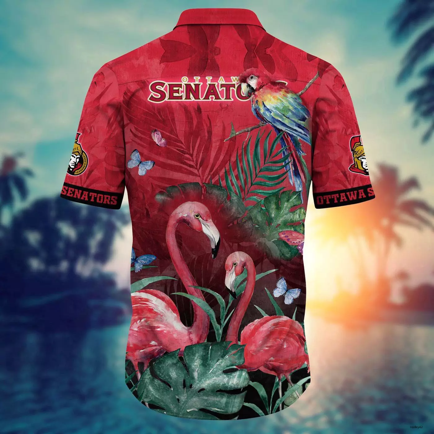 Ottawa Senators Flamingo Paradise Hawaiian Shirt – TeeAloha Ottawa Senators Flamingo Paradise Hawaiian Shirt – TeeAloha