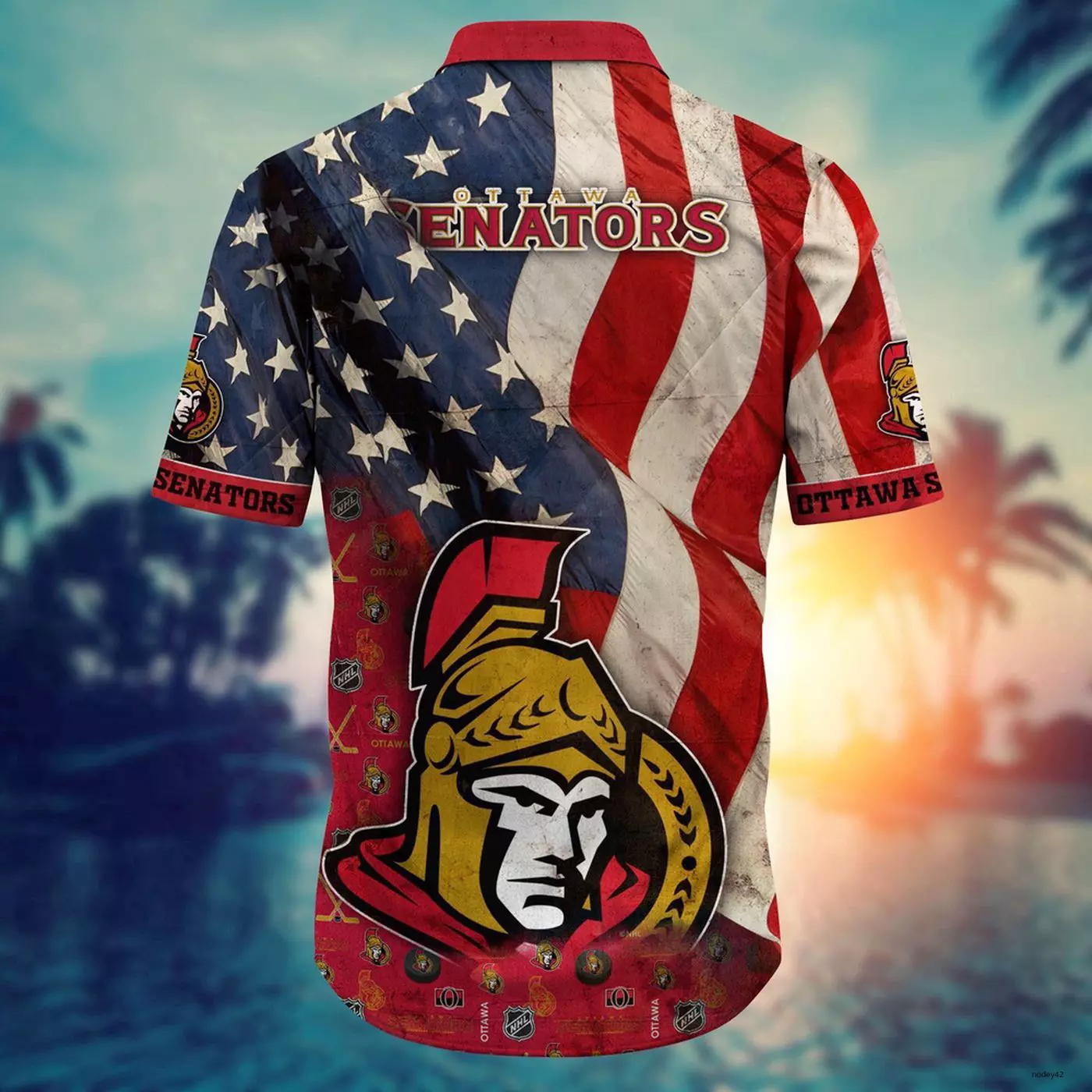 Ottawa Senators Old Glory Hawaiian Shirt – TeeAloha Ottawa Senators Old Glory Hawaiian Shirt – TeeAloha