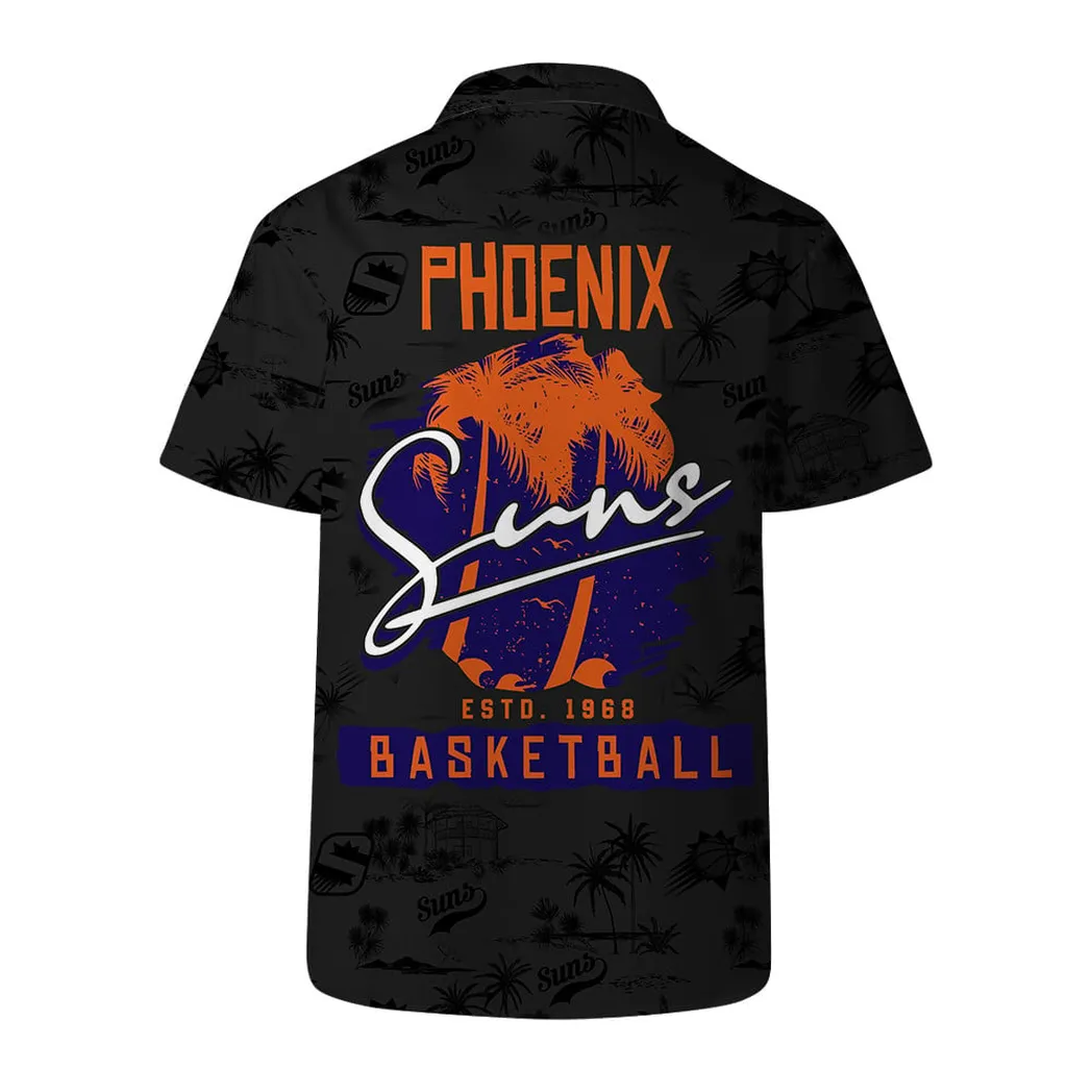 Phoenix Suns Midnight Palm Hawaiian Shirt – TeeAloha Phoenix Suns Midnight Palm Hawaiian Shirt – TeeAloha