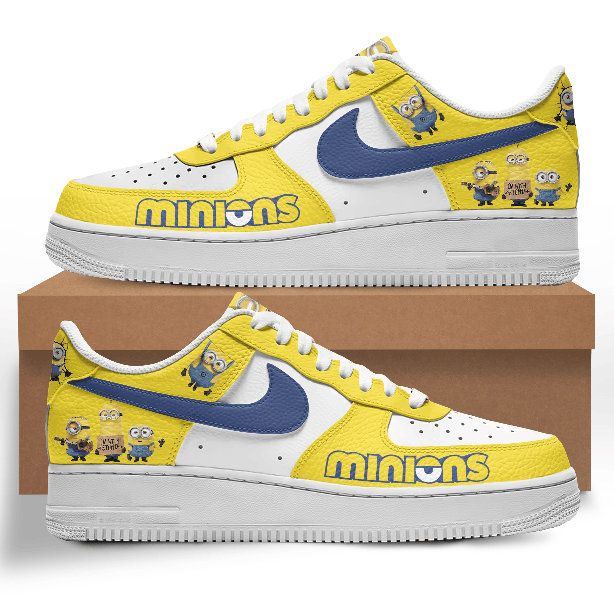 Premium Despicable Me Minions AF1 Sneaker 106357 Premium Despicable Me Minions AF1 Sneaker 106357