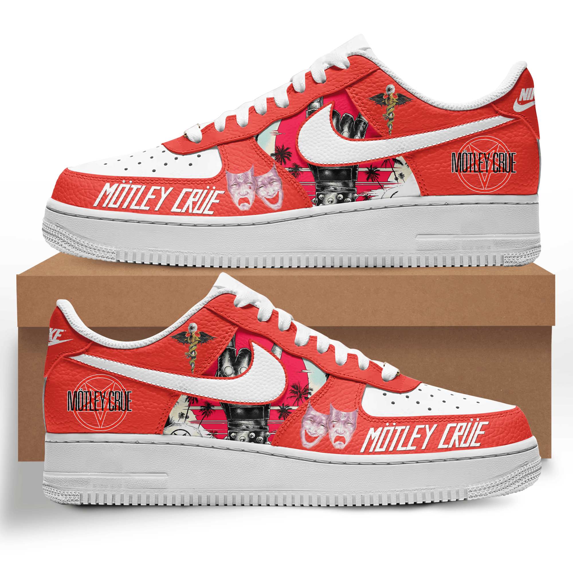 Premium Mötley Crüe AF1 Sneaker 106302 Premium Mötley Crüe AF1 Sneaker 106302