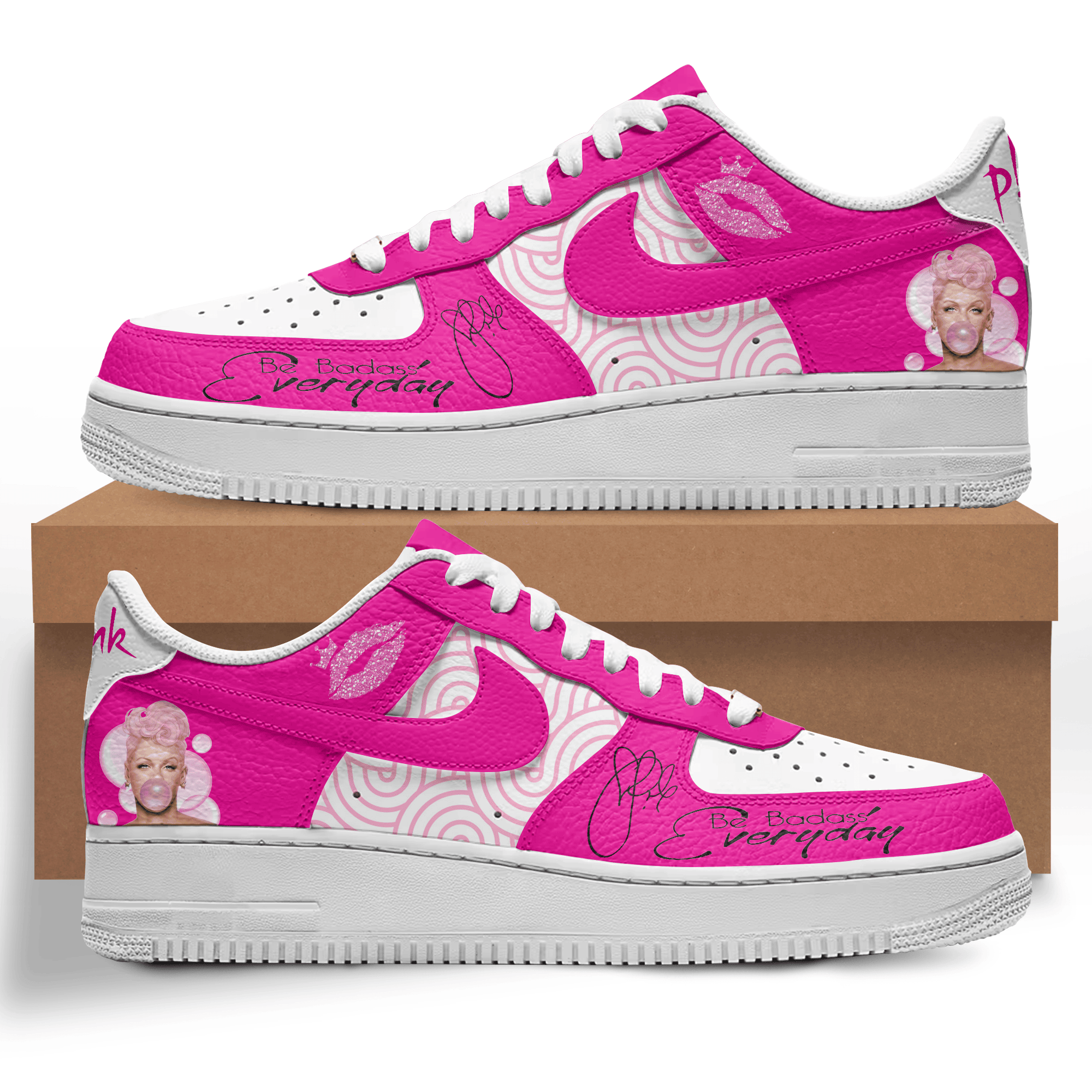 Premium Pink AF1 Sneaker 106336 Premium Pink AF1 Sneaker 106336