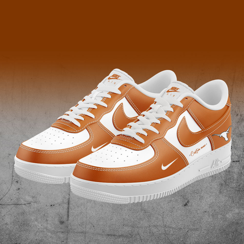 Premium Texas Longhorns Football AF1 Sneaker 106386 Premium Texas Longhorns Football AF1 Sneaker 106386