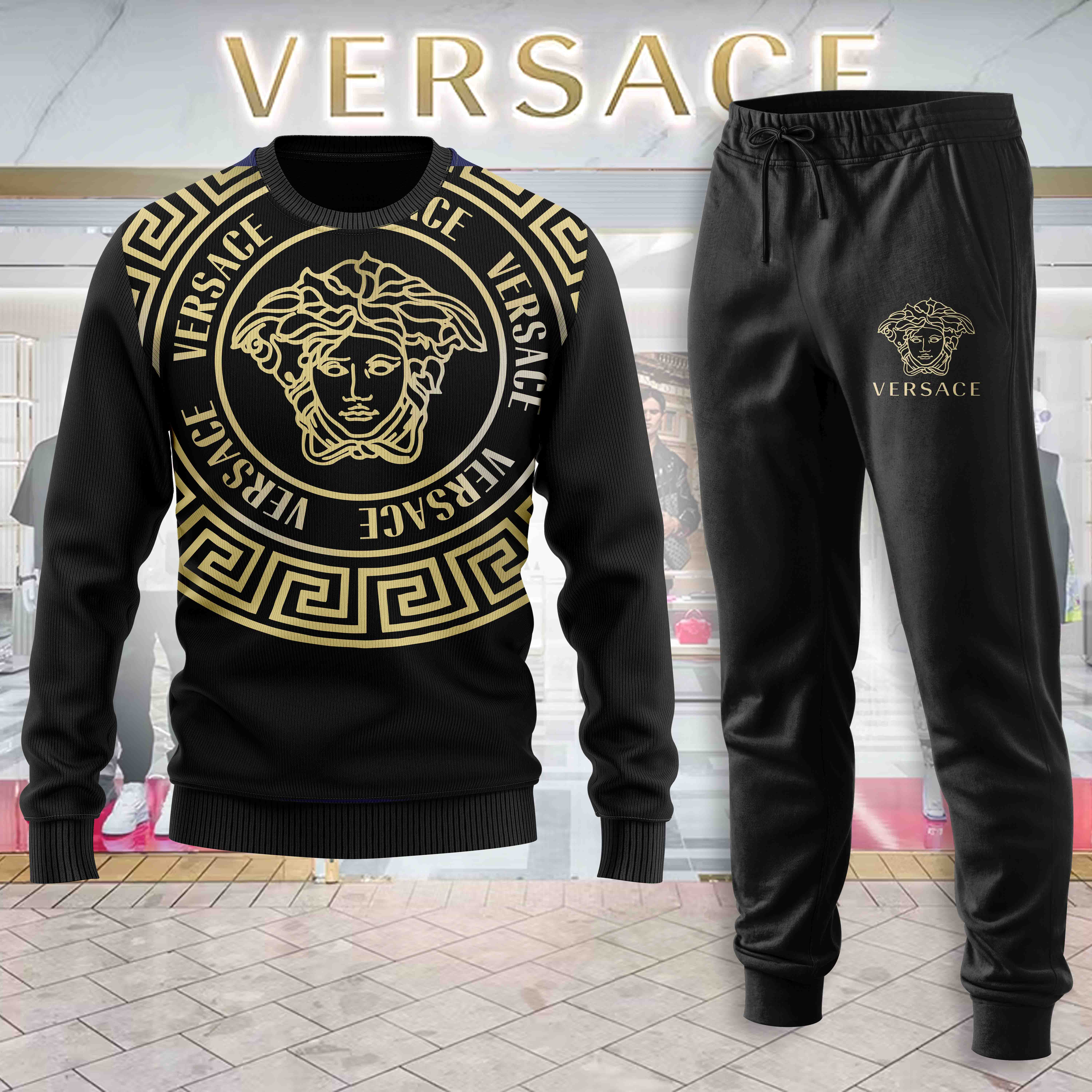 New Release – Limited Edition Set Sweater & Pants – SWT25121501TN New Release – Limited Edition Set Sweater & Pants – SWT25121501TN