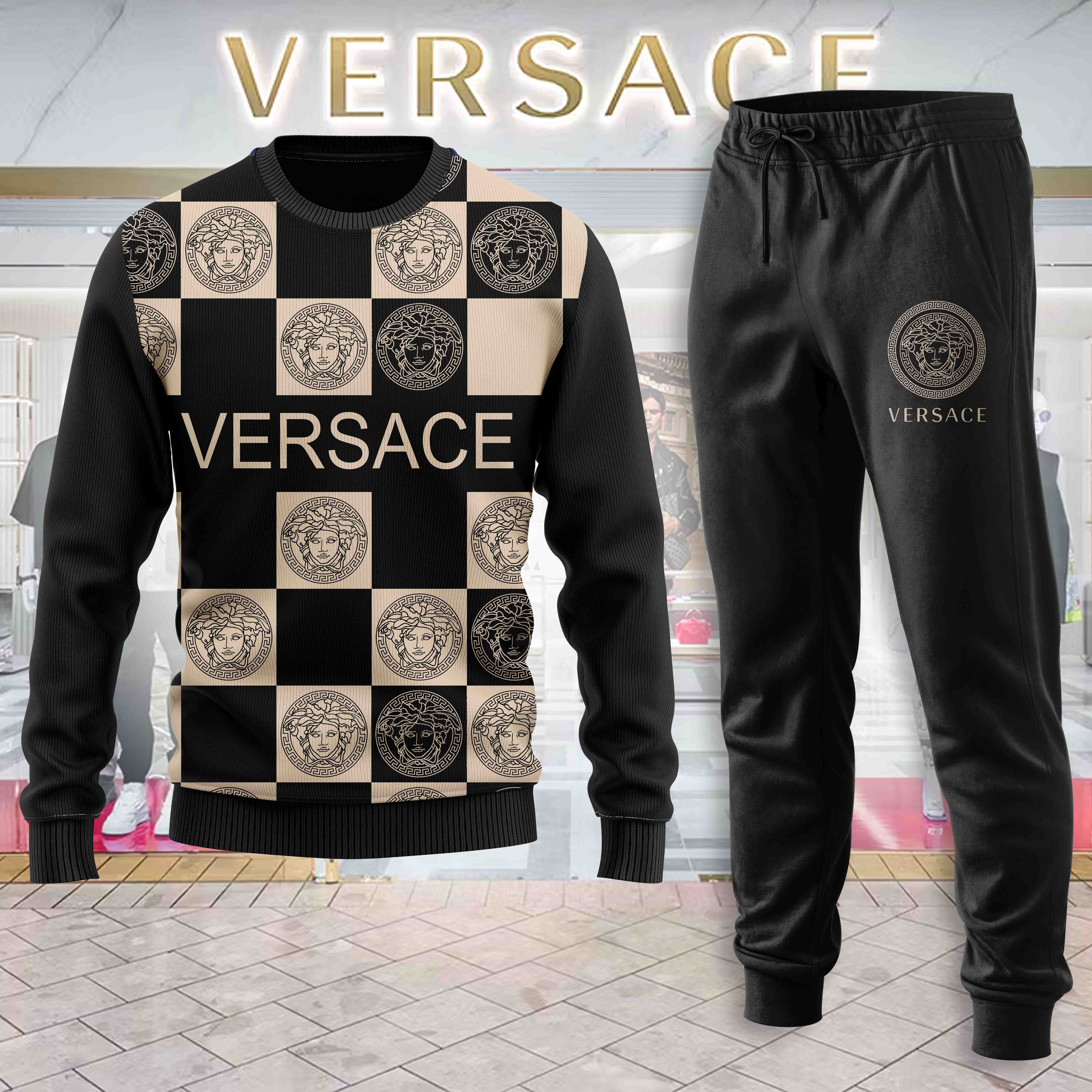 New Release – Limited Edition Set Sweater & Pants – SWT25121501TN New Release – Limited Edition Set Sweater & Pants – SWT25121501TN