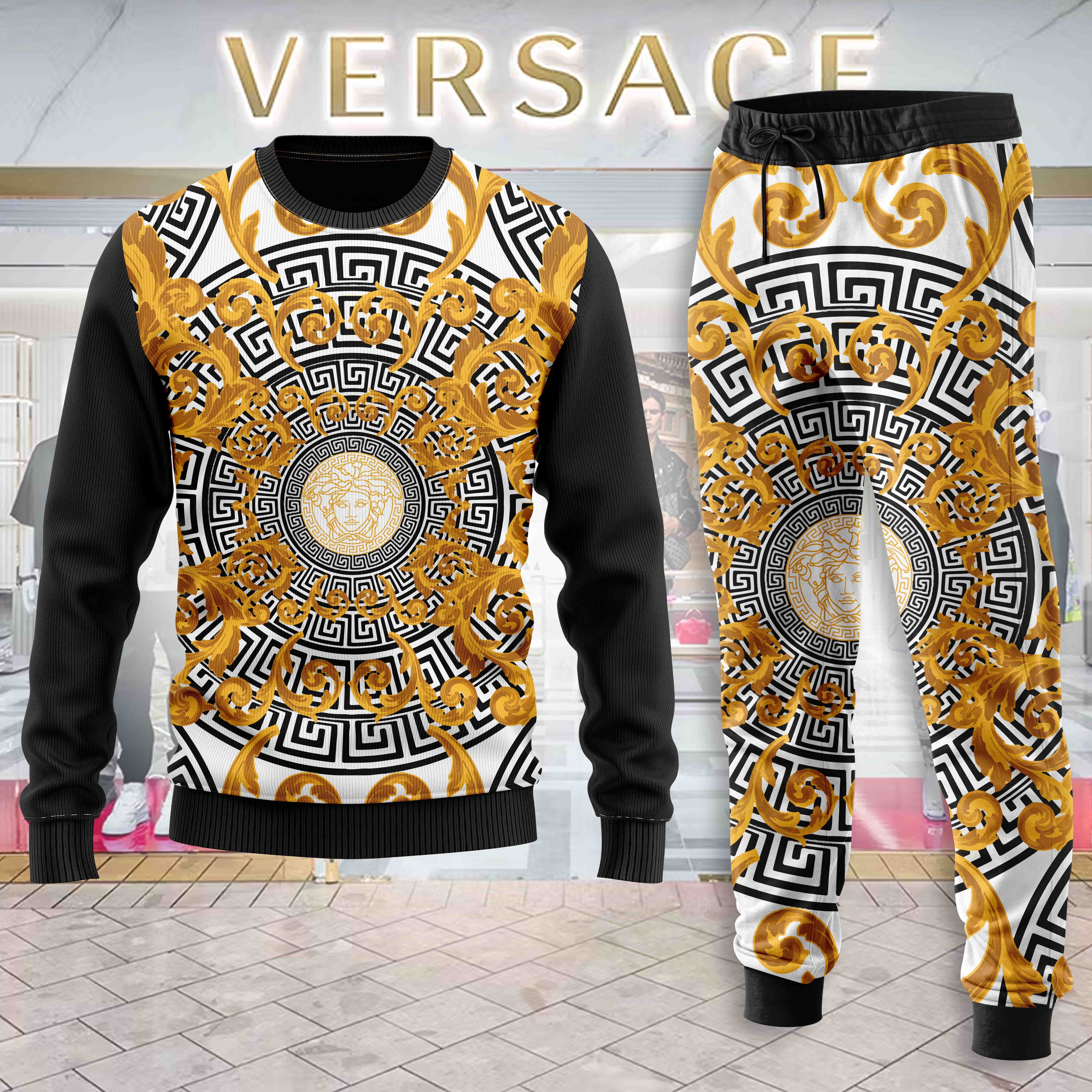 New Release – Limited Edition Set Sweater & Pants – SWT25121501TN New Release – Limited Edition Set Sweater & Pants – SWT25121501TN