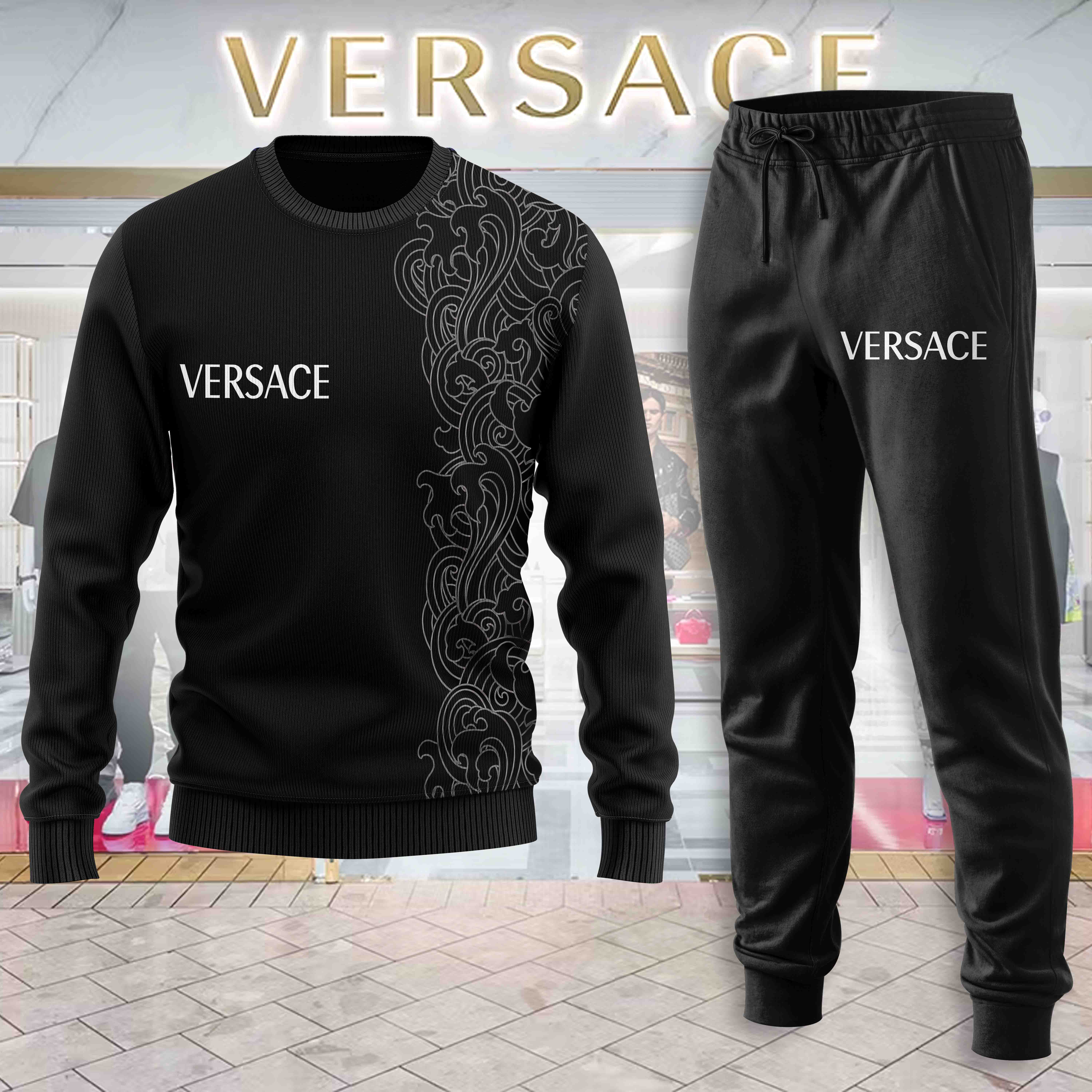 New Release – Limited Edition Set Sweater & Pants – SWT25121501TN New Release – Limited Edition Set Sweater & Pants – SWT25121501TN