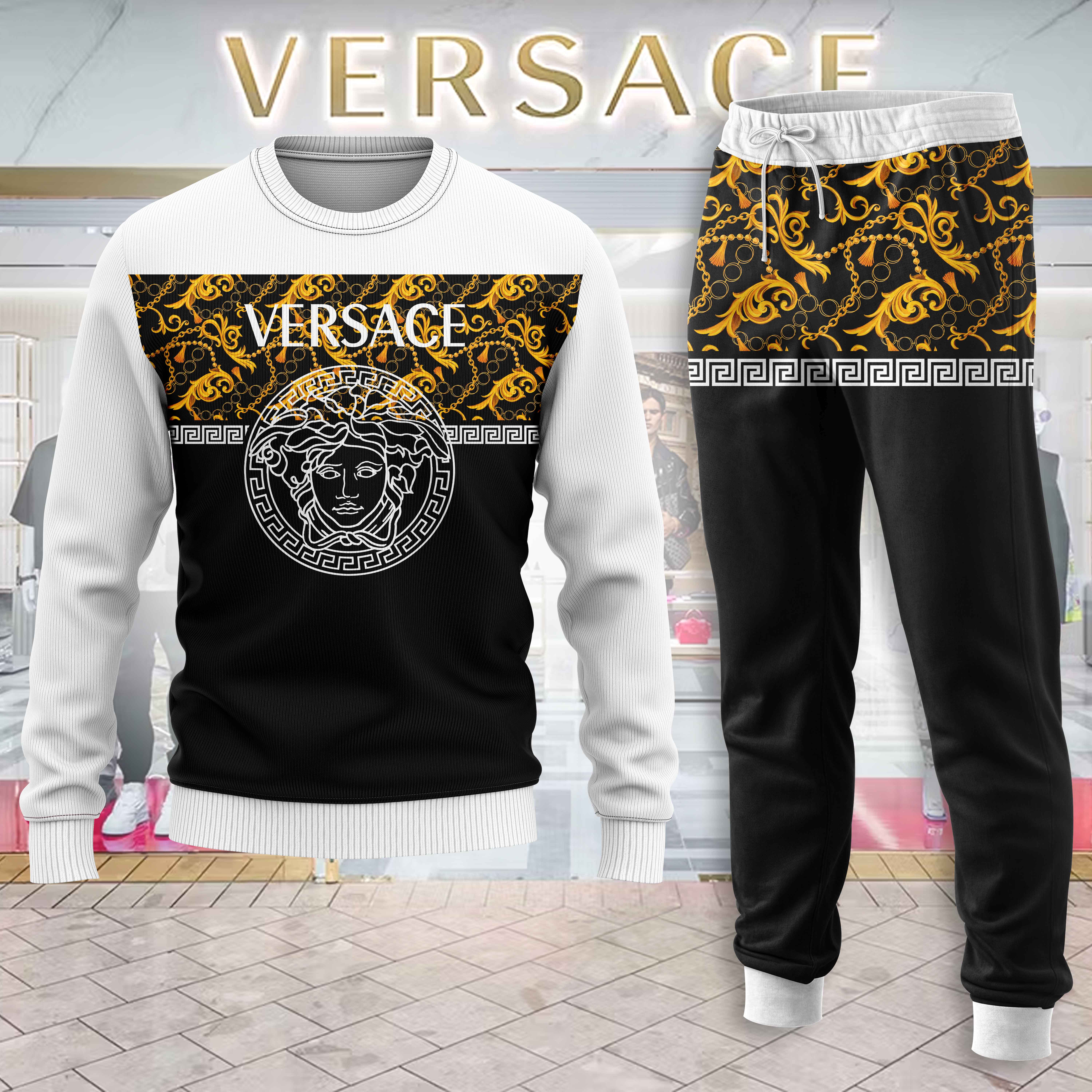 New Release – Limited Edition Set Sweater & Pants – SWT25121501TN New Release – Limited Edition Set Sweater & Pants – SWT25121501TN