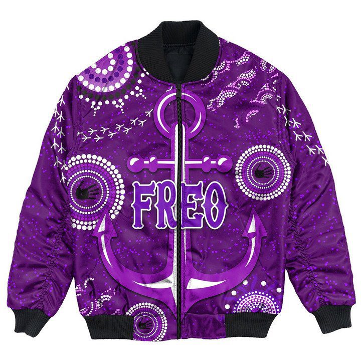 AFL Fremantle Dockers Indigenous New Bomber Jacket AFL Fremantle Dockers Indigenous New Bomber Jacket