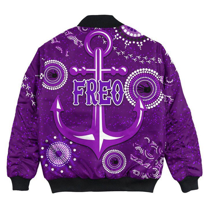 AFL Fremantle Dockers Indigenous New Bomber Jacket AFL Fremantle Dockers Indigenous New Bomber Jacket