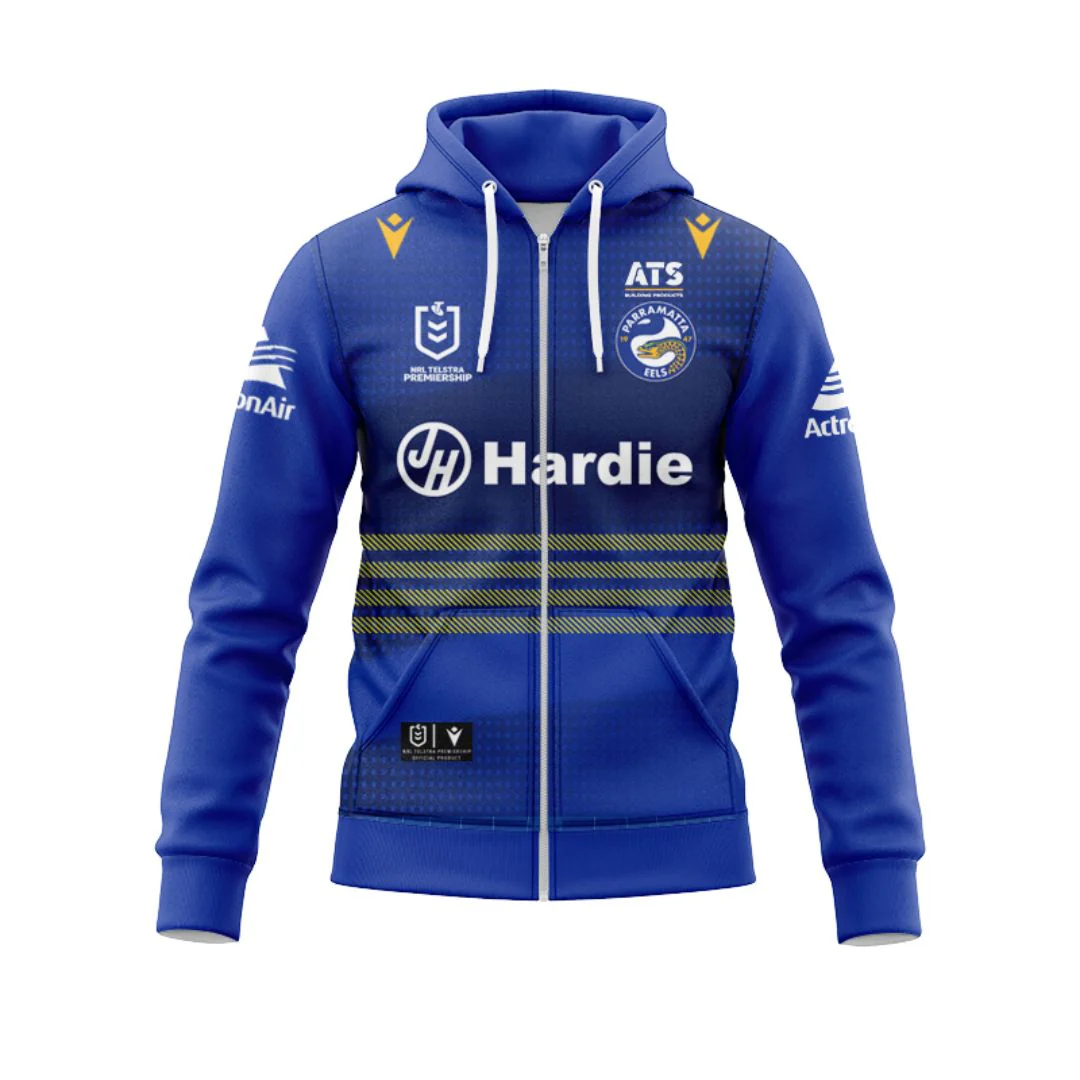 Personalized Parramatta Eels 2025 Home Jersey Hoodie T-shirt Polo Singlet Personalized Parramatta Eels 2025 Home Jersey Hoodie T-shirt Polo Singlet