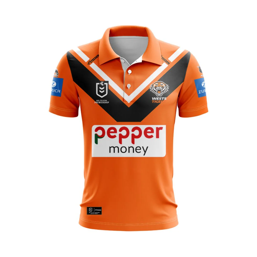 Personalized Wests Tigers 2025 Away Jersey Hoodie T-shirt Polo Singlet Personalized Wests Tigers 2025 Away Jersey Hoodie T-shirt Polo Singlet