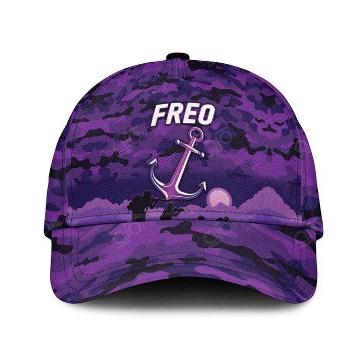 AFL Fremantle Dockers ANZAC Soldiers Purple Classic Cap AFL Fremantle Dockers ANZAC Soldiers Purple Classic Cap