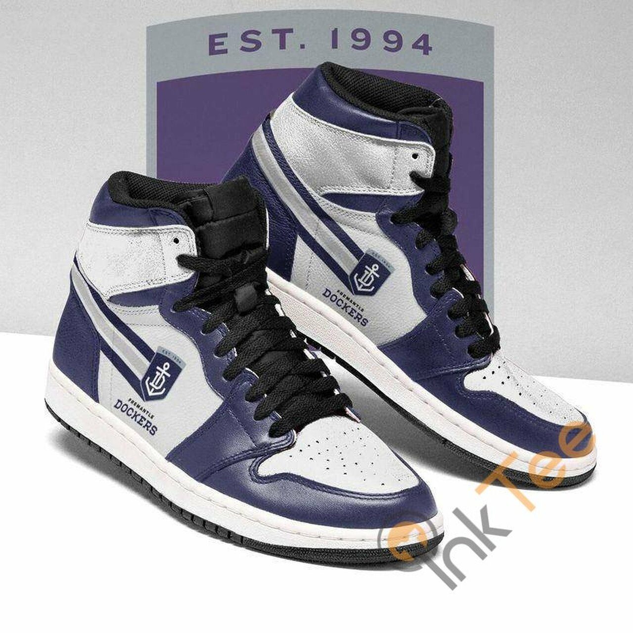 AFL Fremantle Dockers Air Jordan 1 High Sneakers AFL Fremantle Dockers Air Jordan 1 High Sneakers