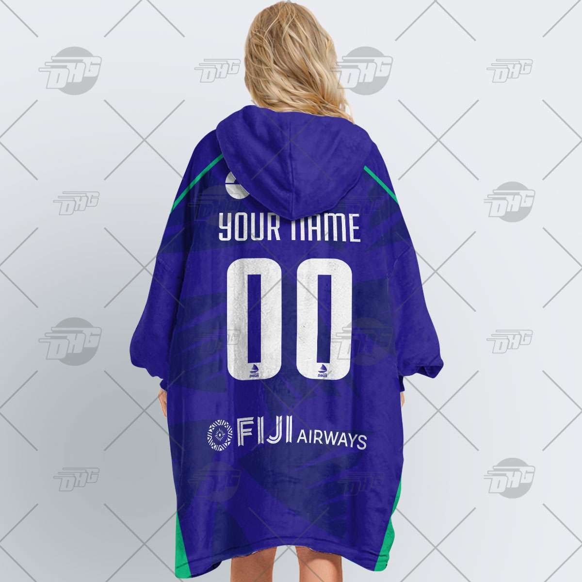 Personalised Super Rugby Fijian Drua oodie blanket hoodie snuggie hoodies Personalised Super Rugby Fijian Drua oodie blanket hoodie snuggie hoodies