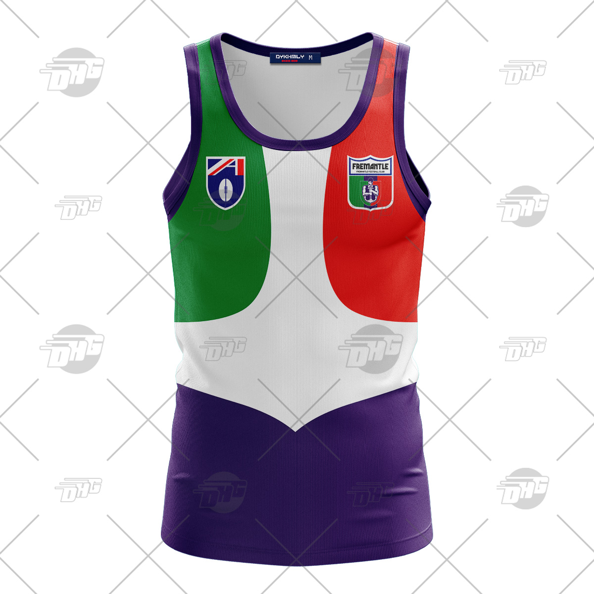 Personalized AFL Fremantle Football Club 90s Vintage Tank Top Personalized AFL Fremantle Football Club 90s Vintage Tank Top
