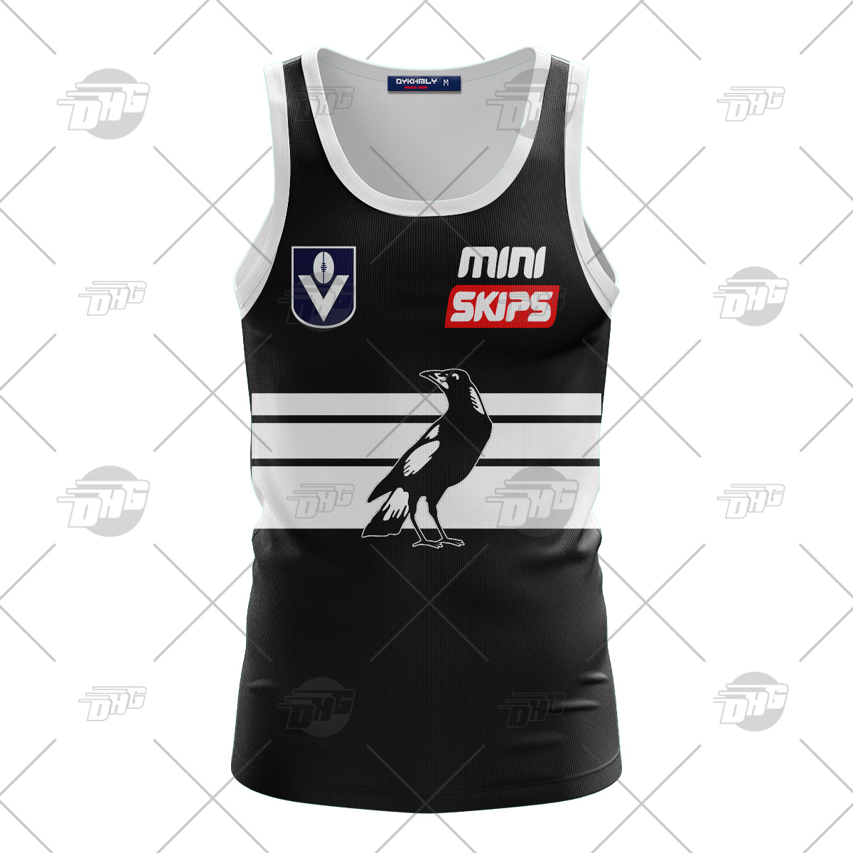Personalised VFL Collingwood Mapies 1970s Vintage Tank Top