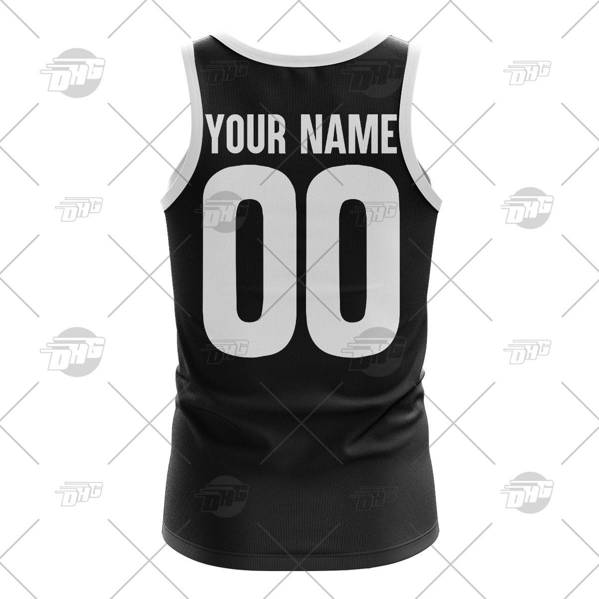 Personalised VFL Collingwood Mapies 1970s Vintage Tank Top