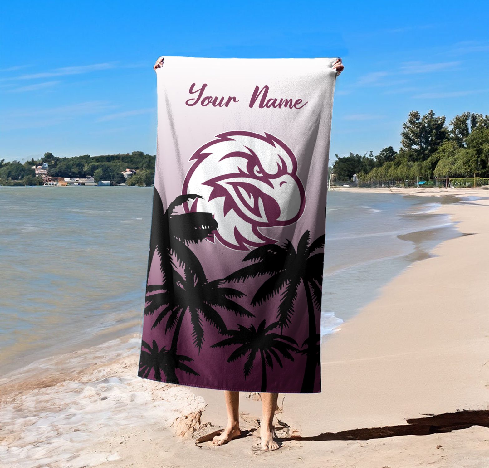Manly Warringah Sea Eagles Personalized Pool Travel Beach Towels Manly Warringah Sea Eagles Personalized Pool Travel Beach Towels