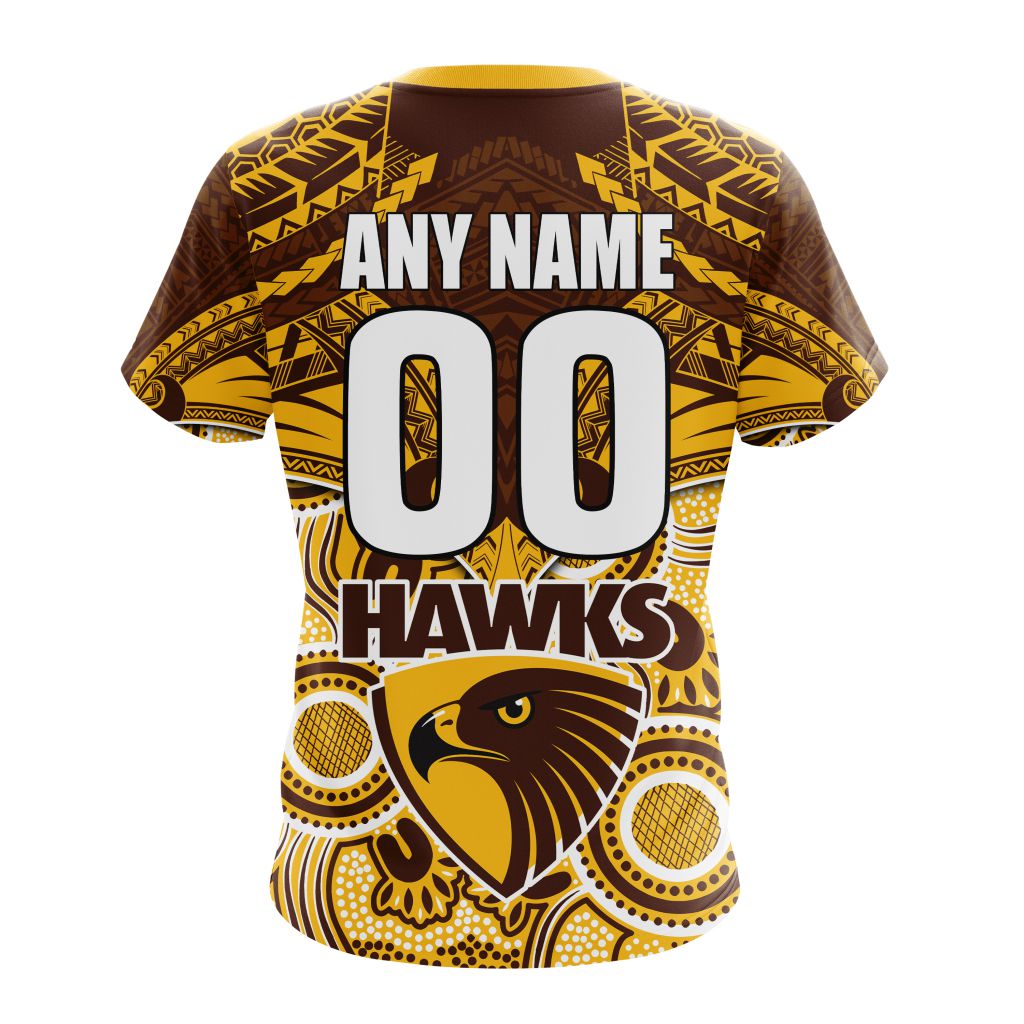AFL Hawthorn Football Club Special Indigenous Mix Polynesian Design ST2401 AFL Hawthorn Football Club Special Indigenous Mix Polynesian Design ST2401