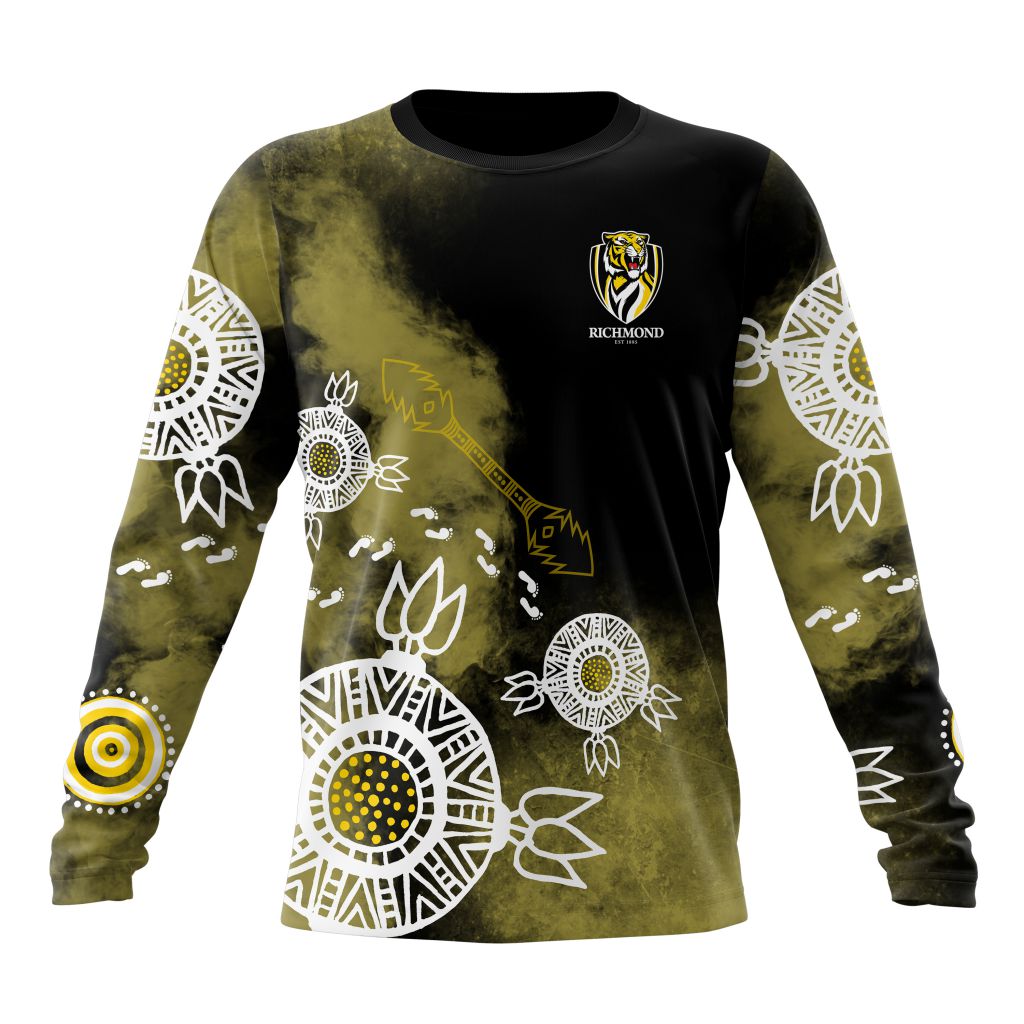 AFL Richmond Tigers Special Indigenous Training Design Kits AFL Richmond Tigers Special Indigenous Training Design Kits