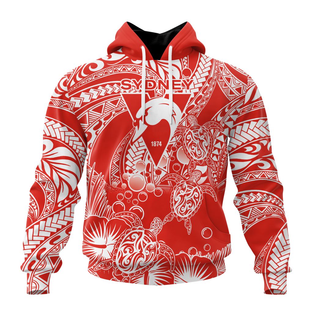 AFL Sydney Swans Special Polynesian Design ST2401 AFL Sydney Swans Special Polynesian Design ST2401