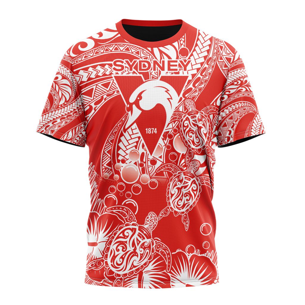 AFL Sydney Swans Special Polynesian Design ST2401 AFL Sydney Swans Special Polynesian Design ST2401